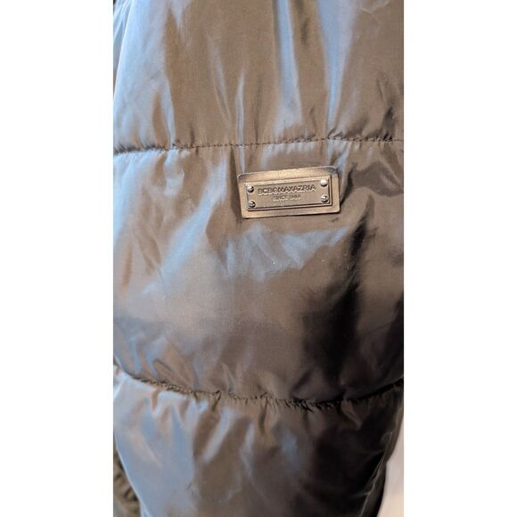 BCBGMAXAZRIA Faux Fur Hooded Coat Black, Size XL - Picture 5 of 7